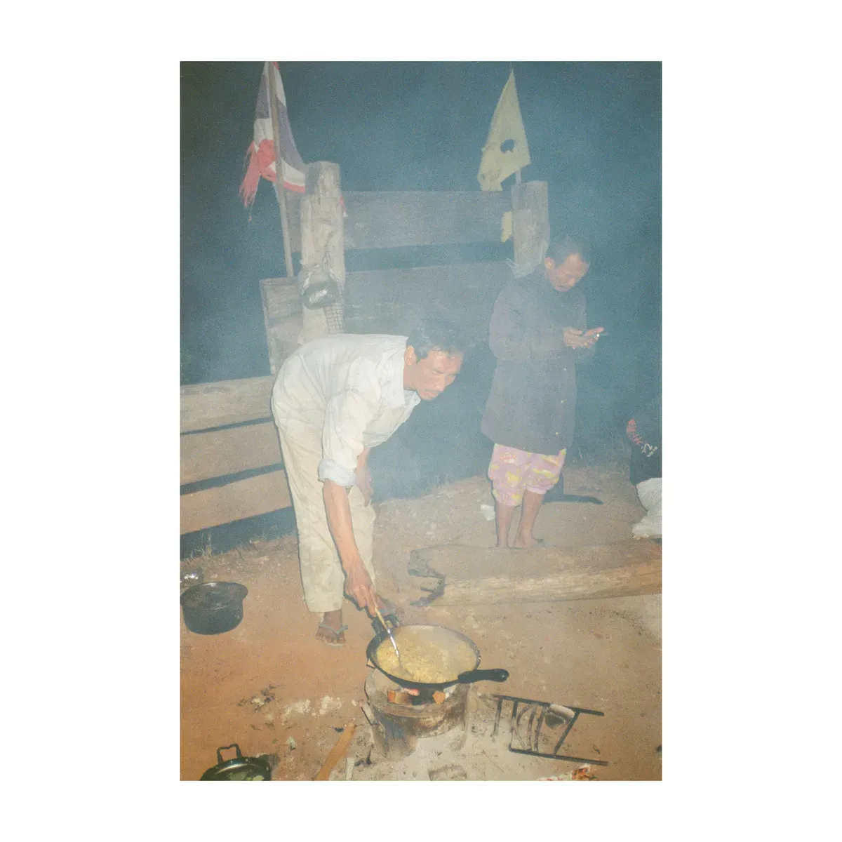 Moonshine party with the builders